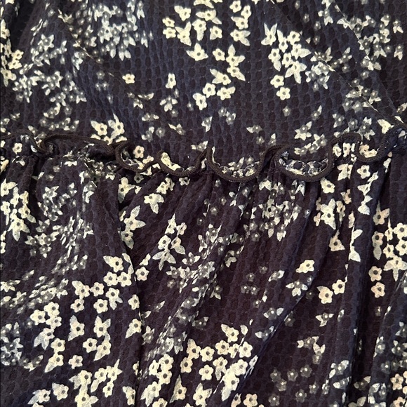 MICHAEL Michael Kors Navy blue Floral Maxi Dress size XL - Picture 13 of 15